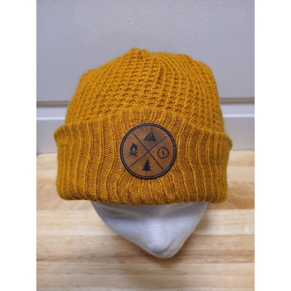 Avalanche Outdoor Supply  Winter Cuff Beanie Hat‎ ONE SIZE  Dark Gold Brown